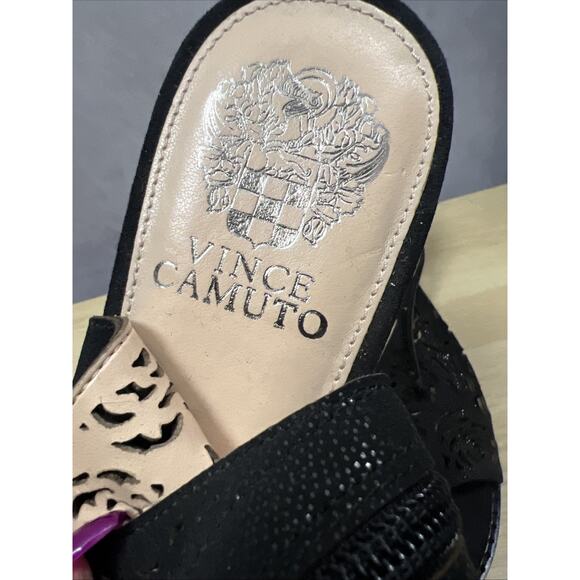 Vince Camuto Regey Sandals Womens Size 9.5M Retana Suede Tumbleweed Ankle-High - Picture 7 of 12